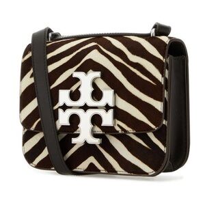 🔥🔥Brand New Tory Burch Eleanor Zebra HairCalf Small Convertible Shoulder Bag